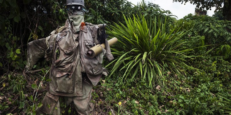 FARDC scarecrow (Courtesy Dan McCabe)
