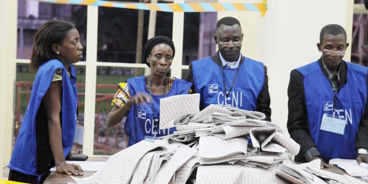 DRC Kinshasa 28th of November 2011. Elections Day, Voting Day and Ballots counting. MONUSCO / Myriam Asmani