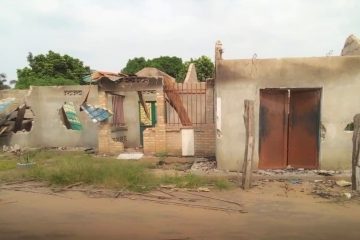 A destroyed house in Yumbi 2 - 2019 - IRRI